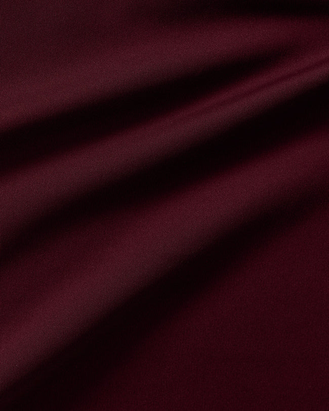 Essential Twist Front Halter Bra | Merlot