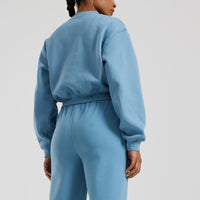 Comfort Cropped Crew Neck | Basalt