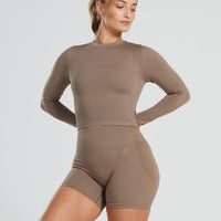 Motion Seamless Long Sleeve Midi Top | Caribou