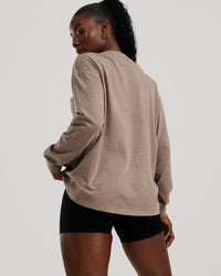 Comfort Oversized Long Sleeve T-Shirt Washed | Caribou