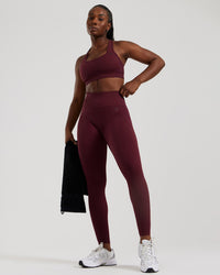 Motion Seamless Leggings | Dark Cherry