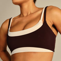 Essential Double Layer Bra | Cafe Noir
