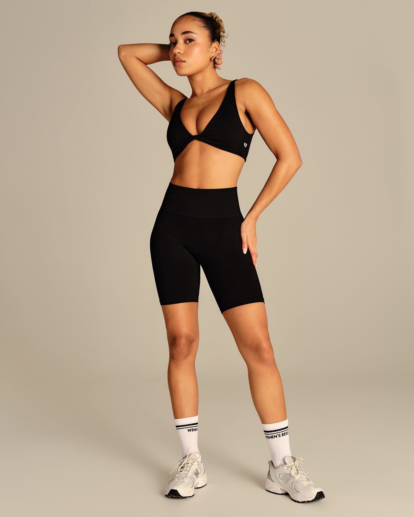 Power Reversible Twist Bra | Black