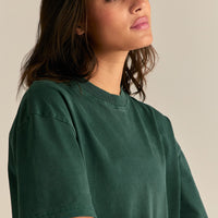 Comfort Summer Sweat Squad Graphic T-Shirt | Vintage Emerald