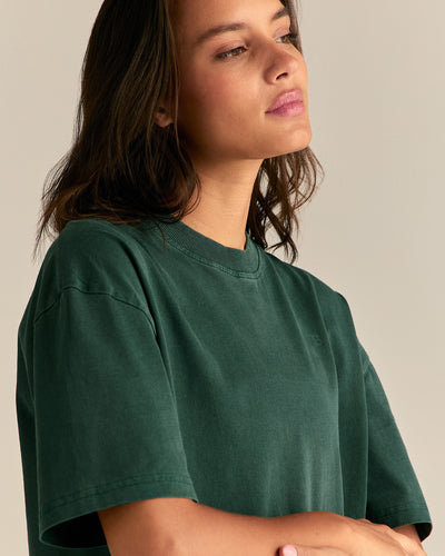 Comfort Summer Sweat Squad Graphic T-Shirt | Vintage Emerald