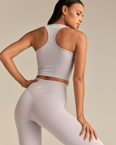 Essential Crop Tank Top | Steel Grey