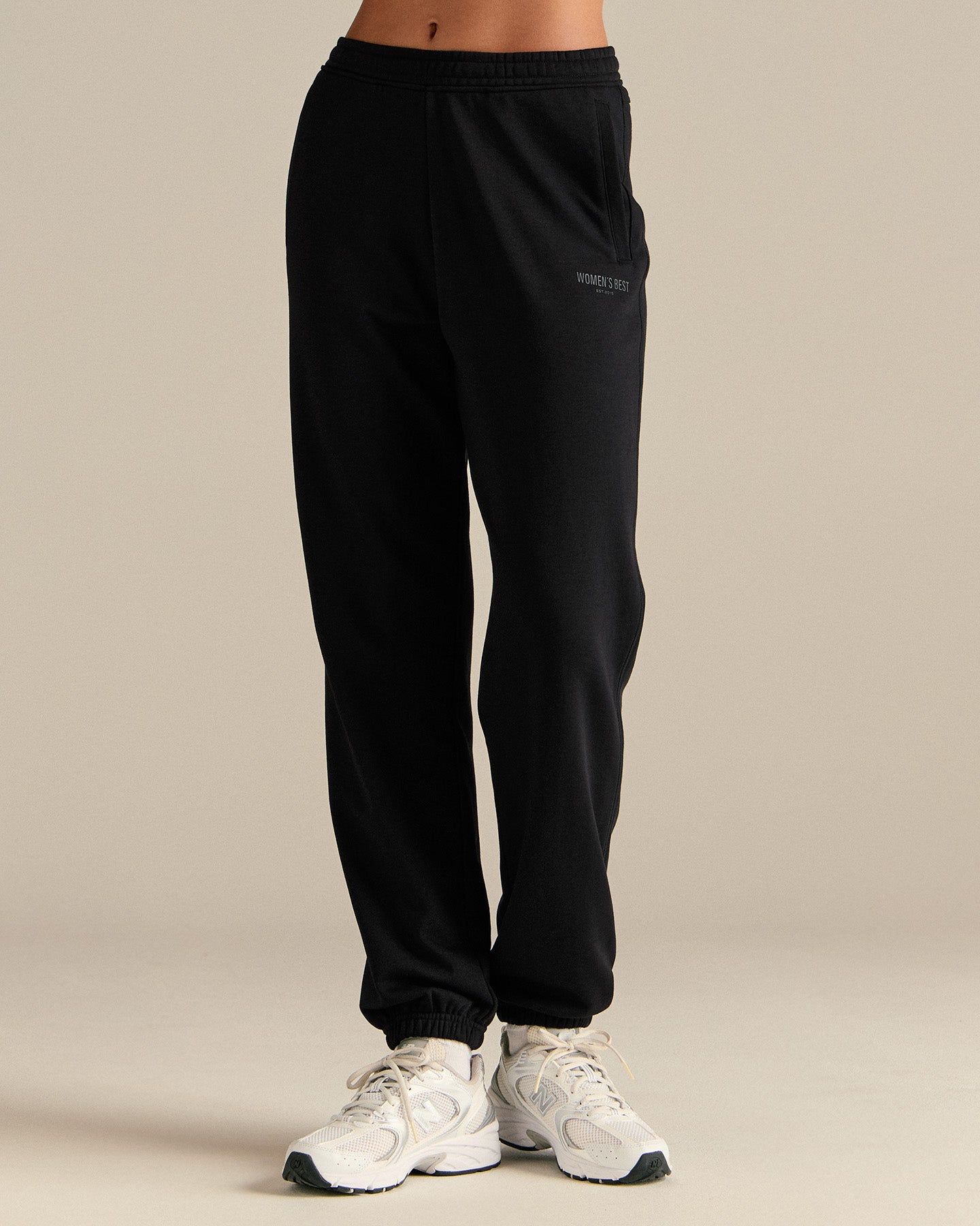 Comfort Cuffed Hem Joggers | Black