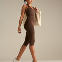 Essential Capri Leggings | Cocoa