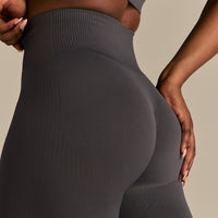 Power Seamless Scrunch Leggings | Graphite