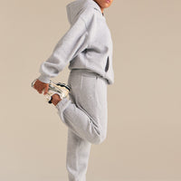 Comfort Sports Club Joggers | Silver Grey Marl