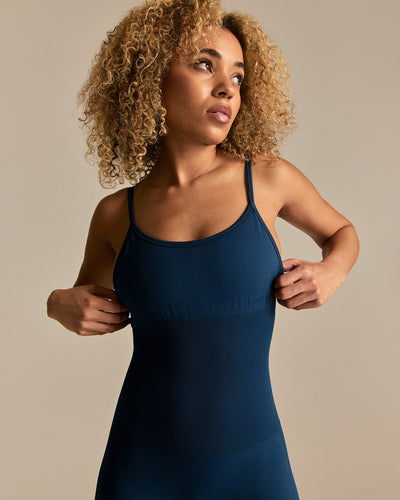 Define 2.0 Scrunch Adjustable Unitard | True Navy
