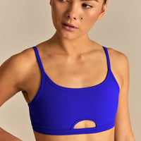 Emphasize Peek-A-Boo Bra | Luminous Blue