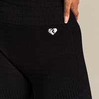 Power Seamless Cycling Shorts | Black