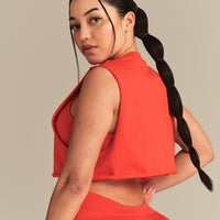 Comfort Drop Armhole Tank | Lava Red