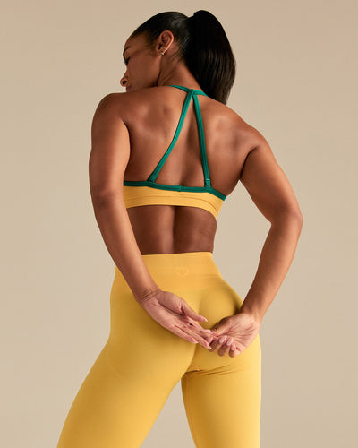 Define 2.0 Seamless Scrunch V-Neck Bra | Mango