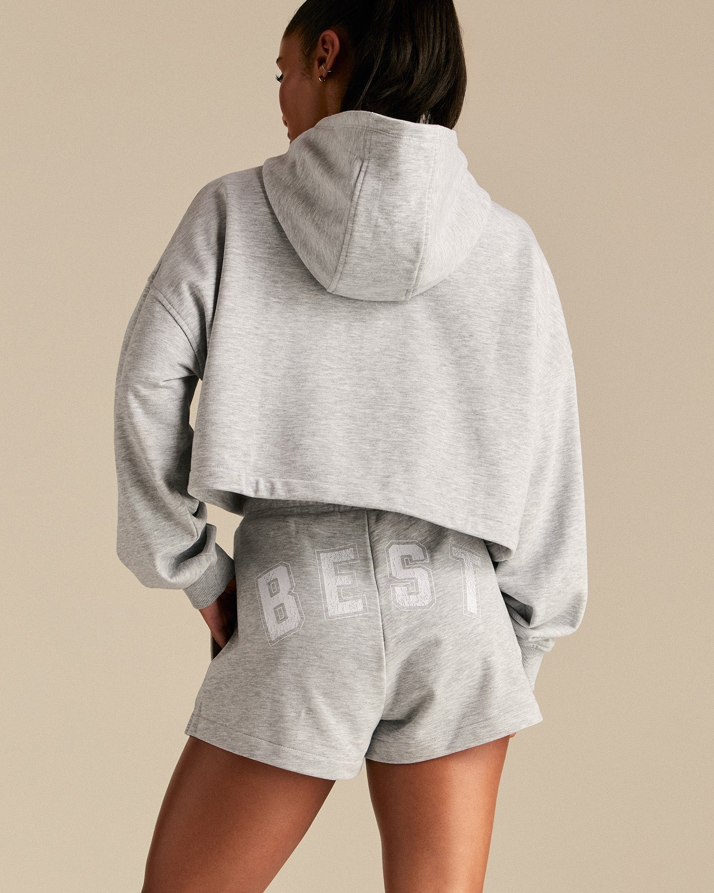 Comfort Lightweight "Best" Shorts | Grey Marl