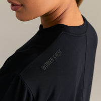 Comfort Oversized Hook Up T-Shirt | Midnight Black
