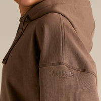 Comfort Oversized Hook Up Hoodie | Milk Chocolate