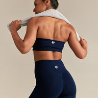 Essential High Waist Shorts | Sapphire Blue