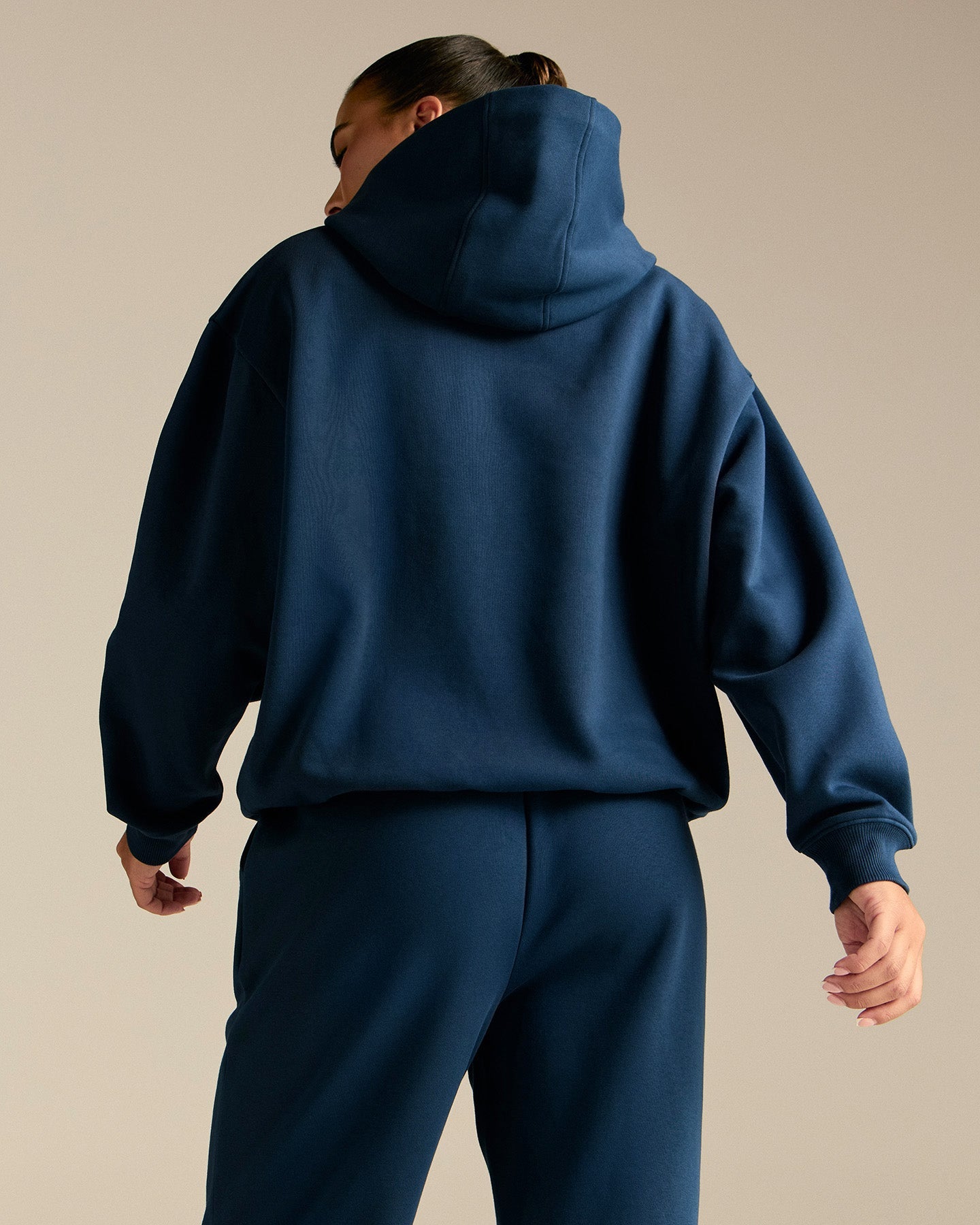 Comfort Oversized PWR Hoodie | True Navy