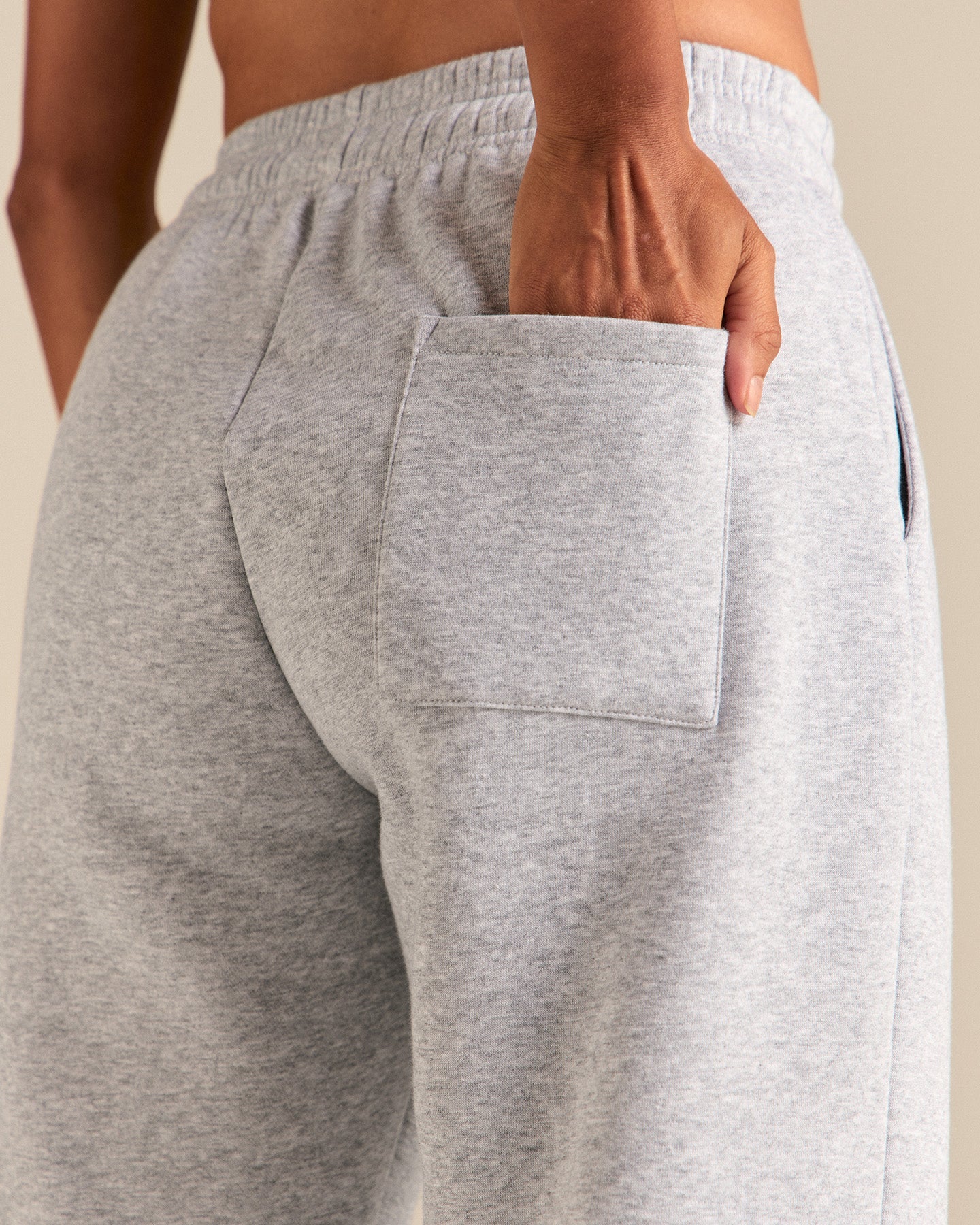 Comfort Sports Club Joggers | Silver Grey Marl