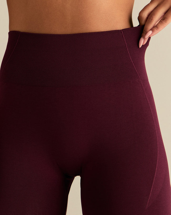 Define 2.0 Seamless Scrunch Leggings | Merlot