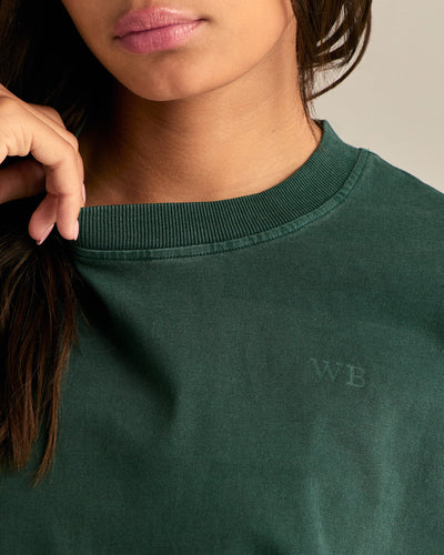 Comfort Summer Sweat Squad Graphic T-Shirt | Vintage Emerald