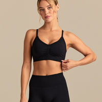 Define 2.0 Scrunch Bra | Black (1/6)