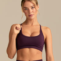 Define 2.0 Double Cross Back Bra | Blackberry (1/6)
