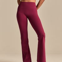 FormFlex High Waist Flared Pants | Deep Berry (1/6)