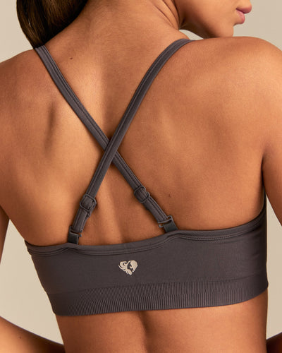 Define 2.0 Scrunch Bra | Slate Grey (2/6)