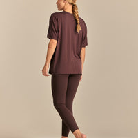 Comfort Oversized Hook Up T-Shirt | Cocoa Powder (2/6)