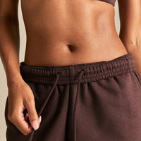 Comfort Mid Waist Cuffed Hem Joggers | Cocoa Powder (2/6)