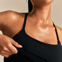 FormFlex Spaghetti Strap Tank | Black (2/6)