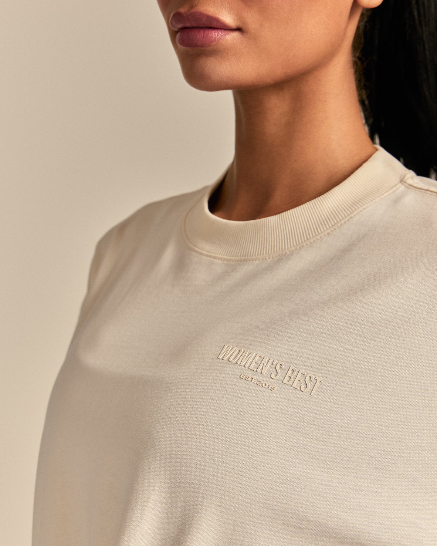 Comfort Oversized Wellness Short Sleeve T-Shirt | Coconut White (2/6)
