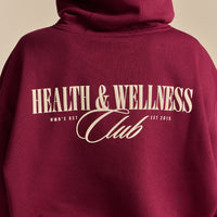 Comfort Oversized Wellness Hoodie | Deep Berry (2/6)