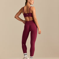 Define 2.0 Scrunch Bra | Deep Berry (2/6)