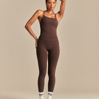 FormFlex Spaghetti Strap Tank | Cocoa Powder (3/6)