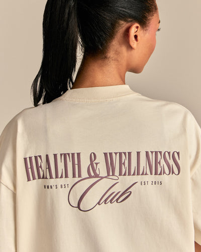 Comfort Oversized Wellness Short Sleeve T-Shirt | Coconut White (3/6)