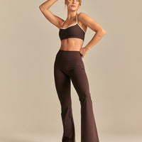 FormFlex High Waist Flared Pants | Cocoa Powder (3/6)