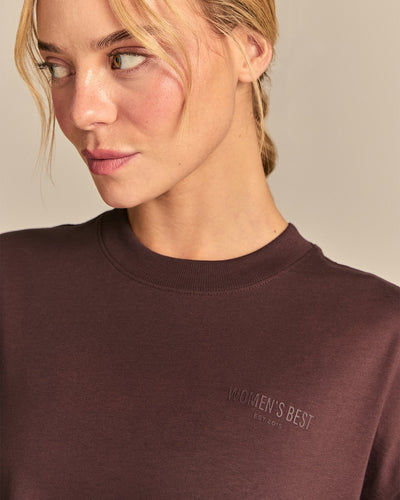 Comfort Oversized Wellness Short Sleeve T-Shirt | Cocoa Powder (3/6)