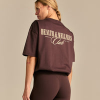 Comfort Oversized Wellness Short Sleeve T-Shirt | Cocoa Powder (4/6)