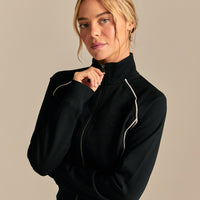 Comfort Lightweight Zip Through Jacket | Black (4/6)