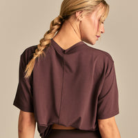 Comfort Oversized Hook Up T-Shirt | Cocoa Powder (4/6)