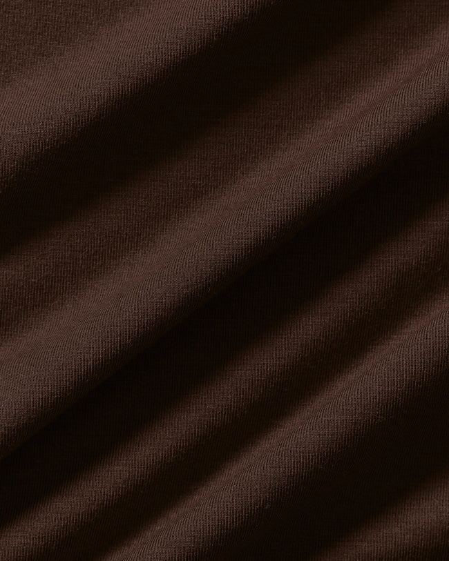 Smooth Contour Midi Short Sleeve T-Shirt | Cocoa Powder (5/6)