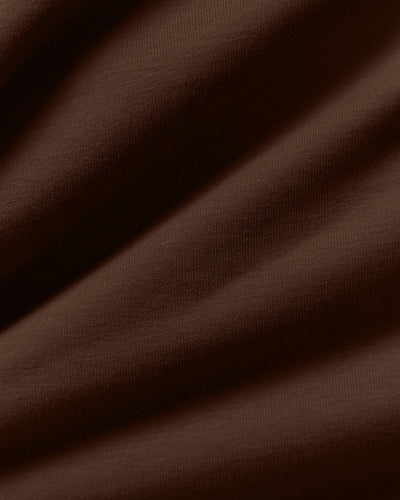 Comfort Mid Waist Cuffed Hem Joggers | Cocoa Powder (5/6)