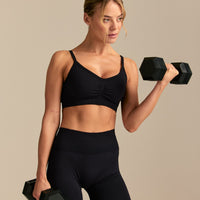 Define 2.0 Scrunch Bra | Black (6/6)