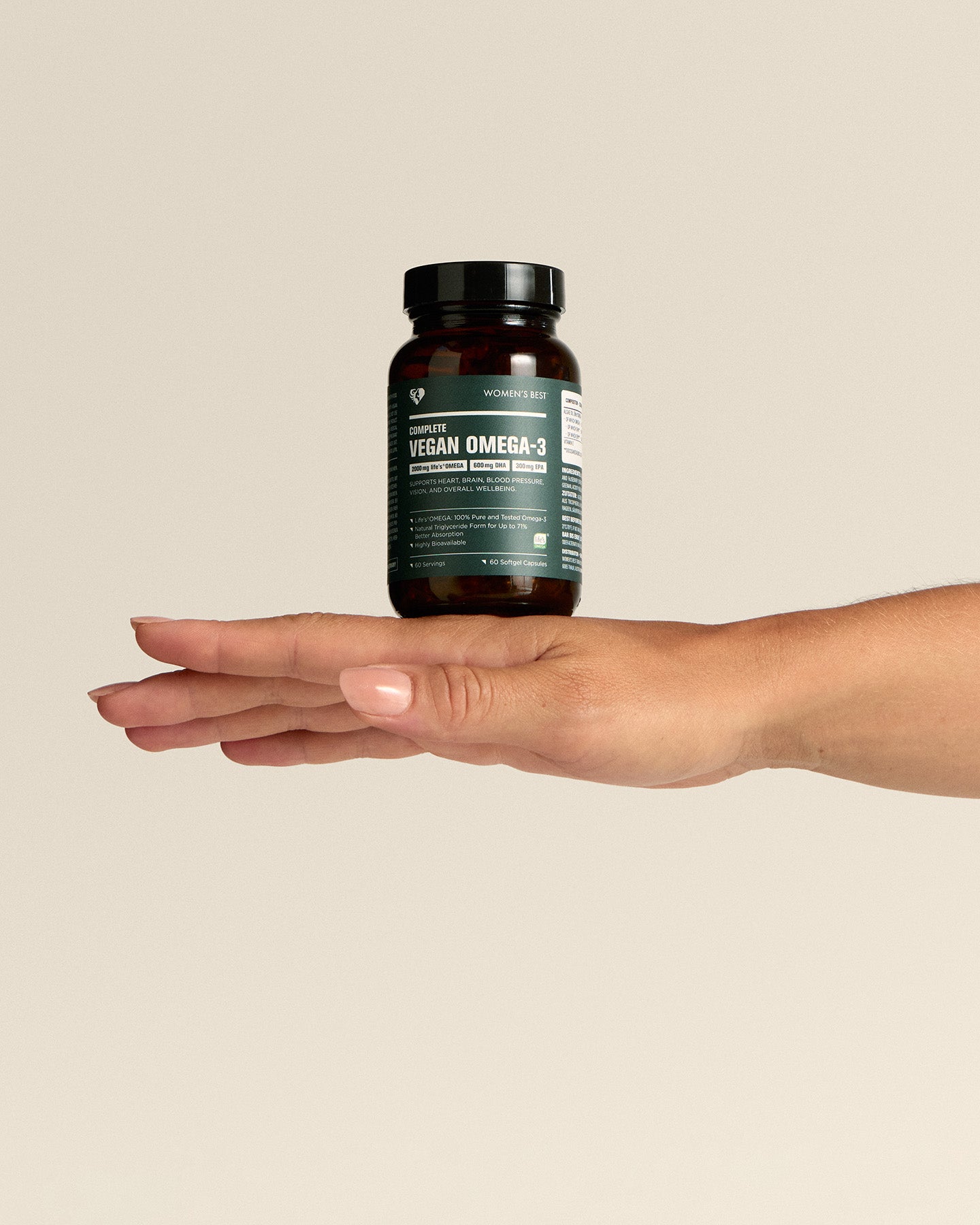 Complete Vegan Omega-3 2000mg Capsules