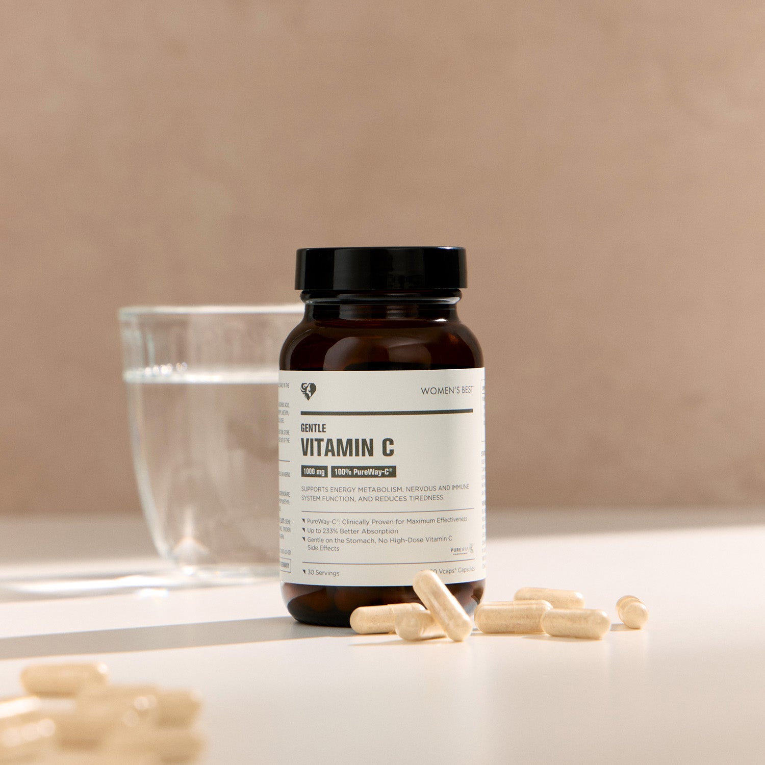 Gentle Vitamin C Capsules (1000mg)