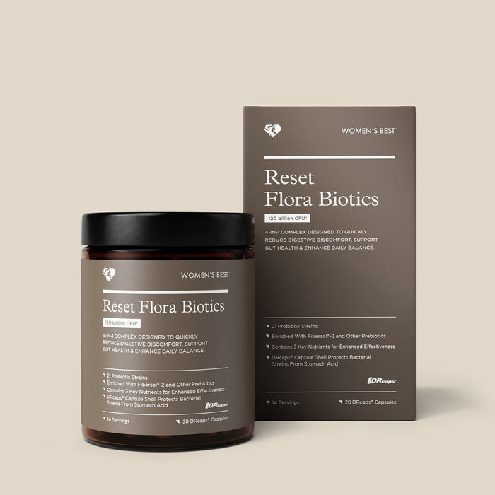 Reset Flora Biotics Capsules (120 milliards UFC)